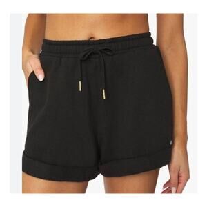 WeWoreWhat Seamless Pull On Sweat Short Womens Small Black New Athletic